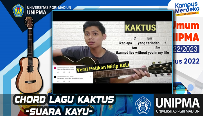 Chord Gitar Kaktus Suara Kayu